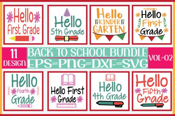 11 Back to School Bundle: A Versatile Digital Resource for Creative Projects