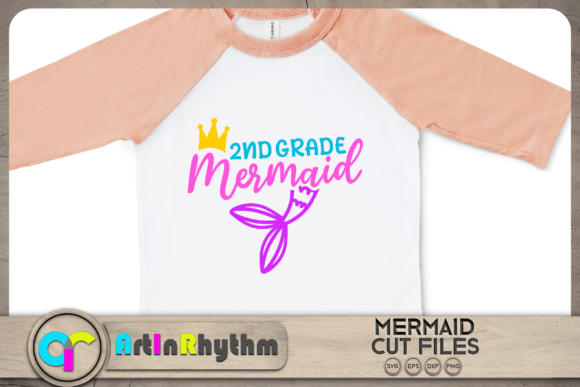 2nd Grade Mermaid SVG, Back to School: A Versatile Digital Resource for Creative Projects