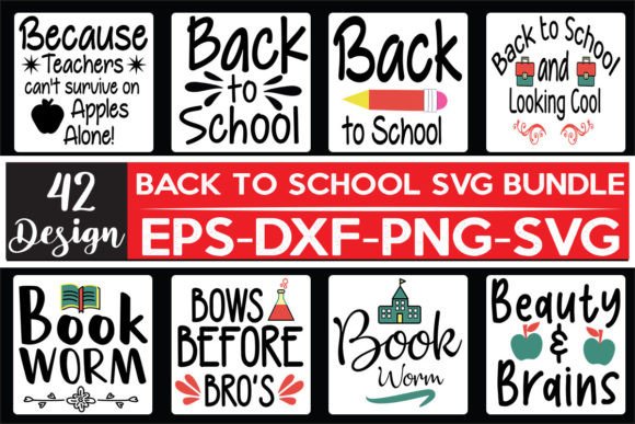 42 Back to School SVG Bundle: A Digital Resource for Creatives and Entrepreneurs
