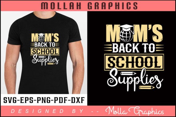Mom's Back to School Supplies Design