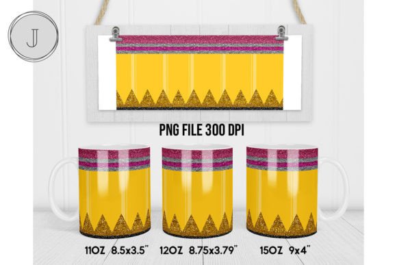 Pencil Mug Back to School Add Text Wrap2: A Versatile Digital Design for Creative Entrepreneurs