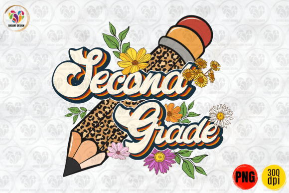 Second Grade, Pencil, Back to School PNG: A Versatile Digital Asset for Creative Projects